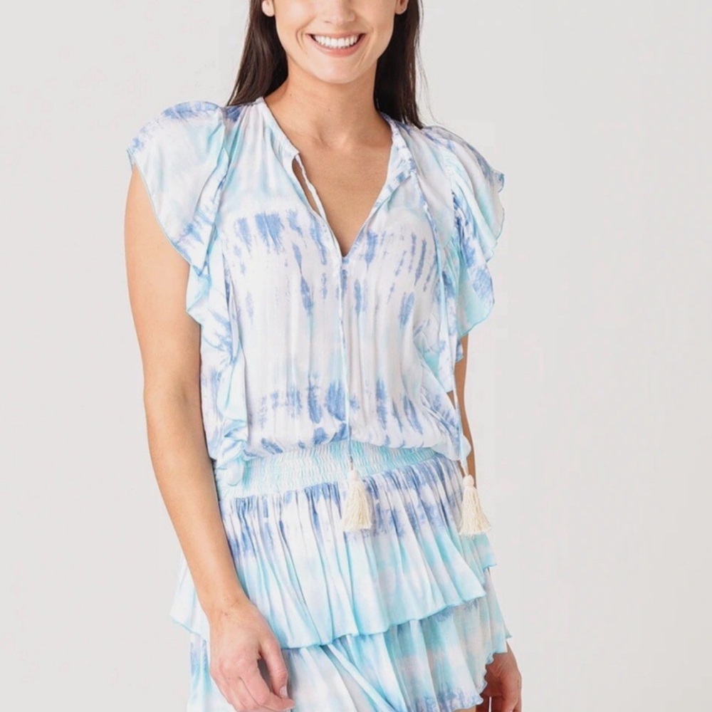 Blue Tie-Dye Swim Coverup - Picture 7 of 7